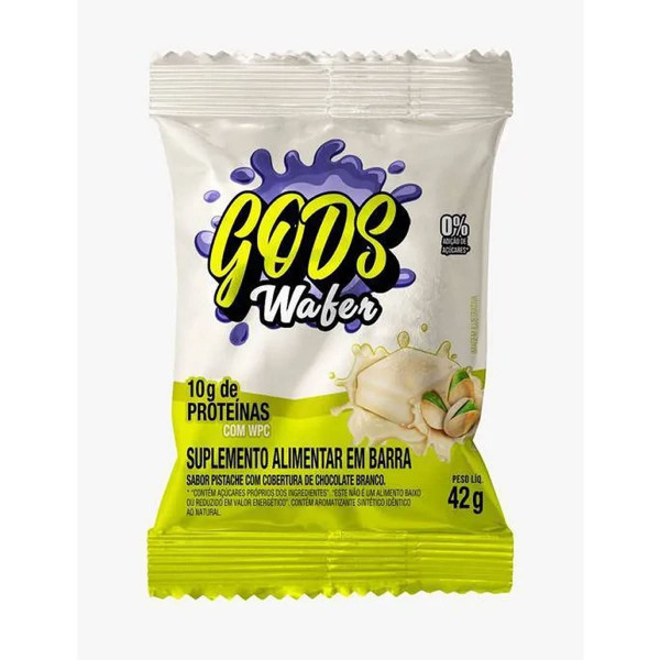 gods wafer sabor pistache display 6uni