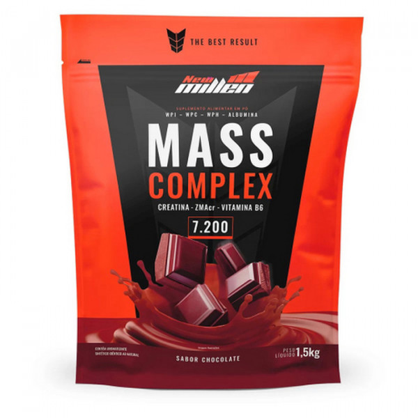 Hipercalórico Mass Complex 7.200 1,5kg - New Millen - Chocolate